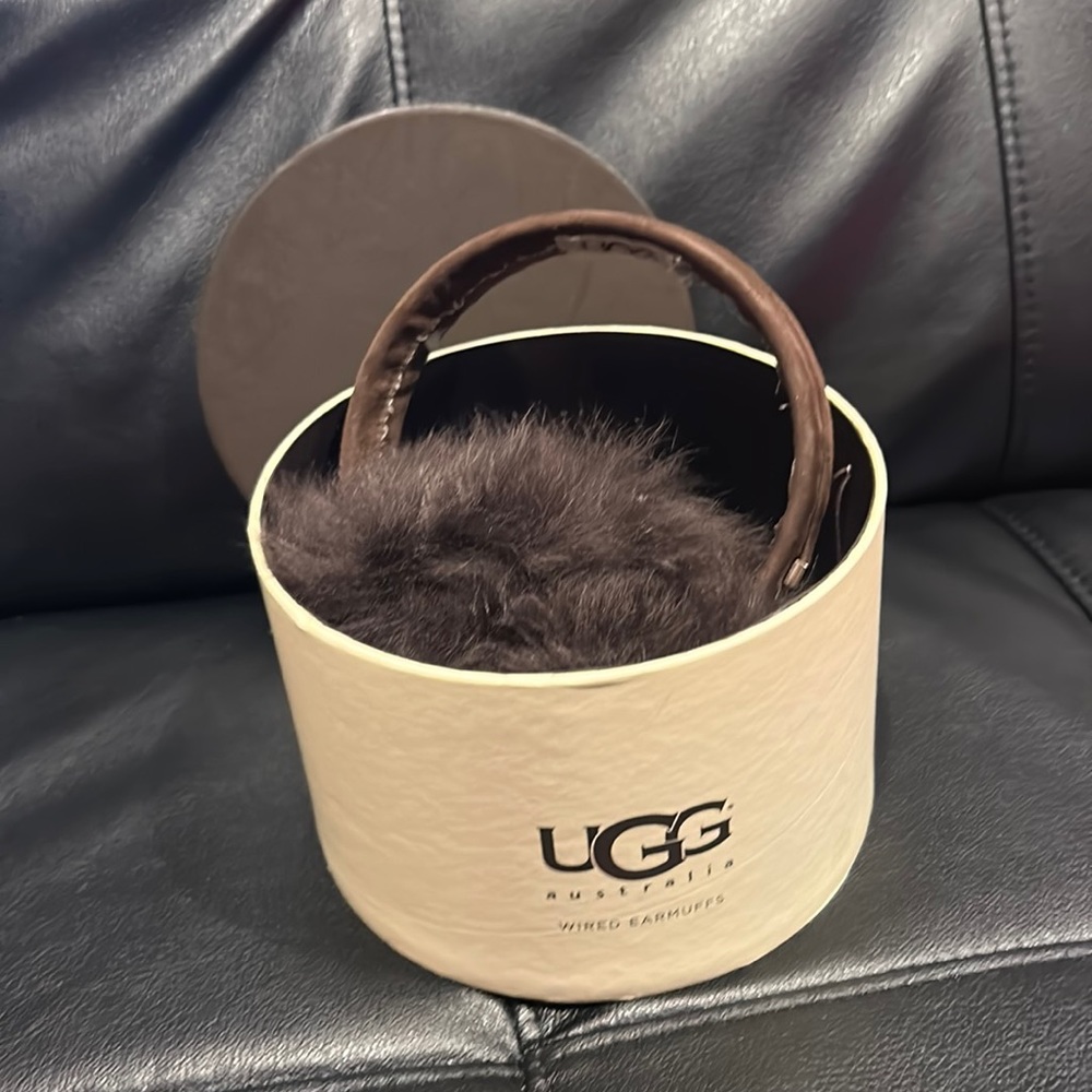 Coach brown earmuffs